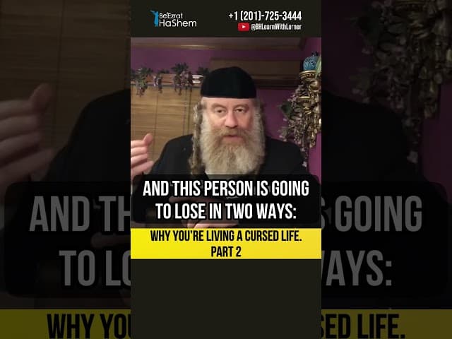 2️⃣ Why you’re living a cursed life #shorts #Torah