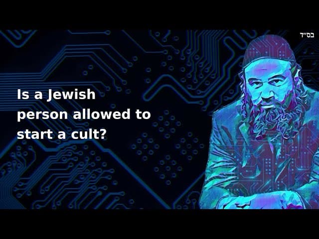 Is a Jewish person allowed to start a cult?