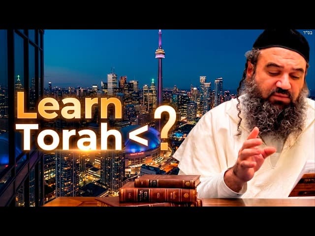 What’s More Important Than Torah? Special Night In Toronto