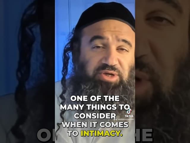 WATCH NEW JEWISH INTIMACY (21) https://youtu.be/27sgKRtpe6M  #intimacy #rabbiyaronreuven #torah