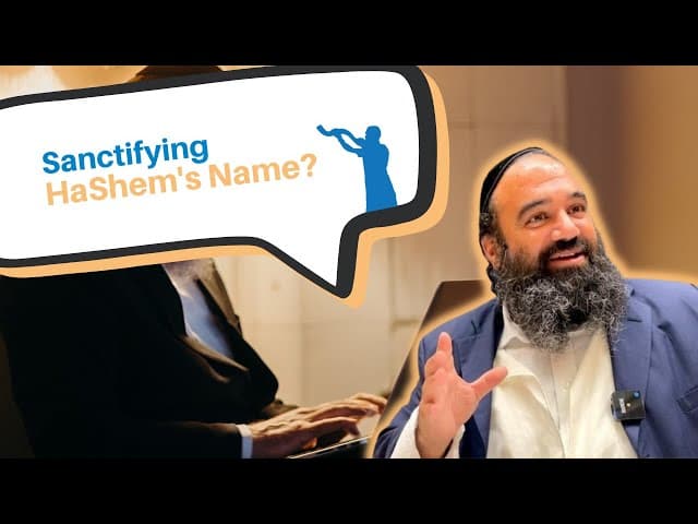 If you re not sanctifying HaShem's name, what's the point of living?