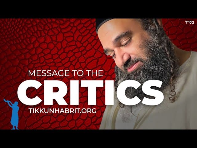Rabbi Yaron Reuven Responds To The Critics