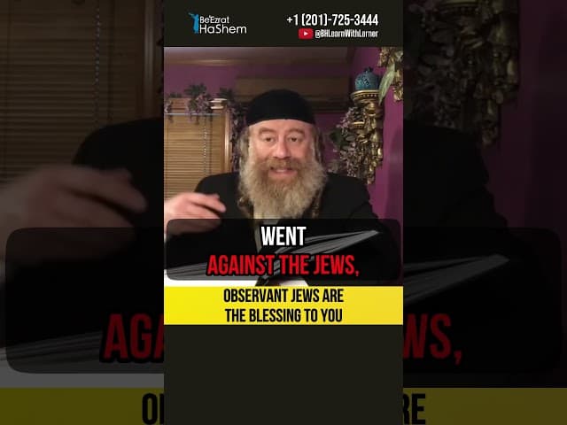 ☀️ Observant Jews are the blessing to you #shorts #Torah