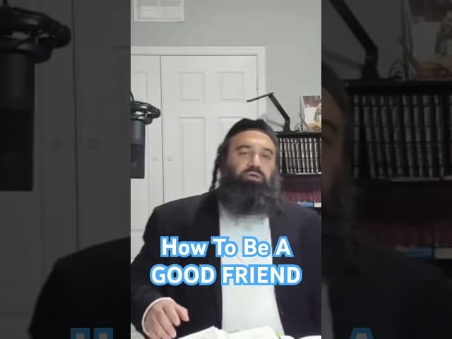 How to be a good friend