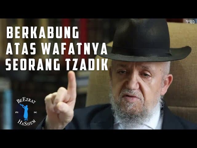 Kewajiban Berkabung Atas Wafatnya Tzaddik Rabbi Meir Mazuz