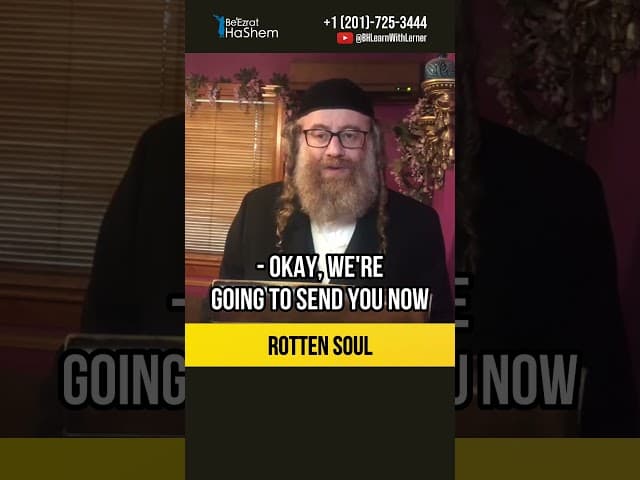 Rotten soul  ☠️ Do not blame your parents!  #shorts #torah