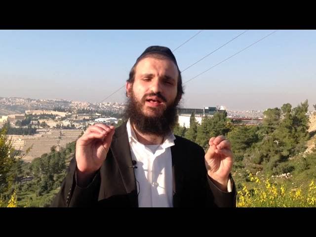 תכליתו של חג הפסח מהרב אפרים כחלון (הר נוף ירושלים)