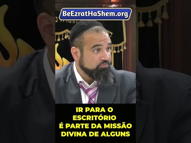 Não são todos que  devem estudar no Kollel #Torá #Judeu #RabinoYaronReuven