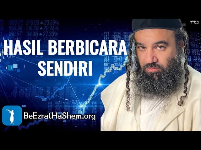 Hasil Pendekatan Yahudi Berbicara Sendiri