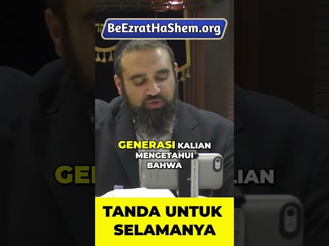 Kenapa Shabbat Disebut Tanda Antara HaShem & Israel #Torah #Yahudi #RabiYaronReuven