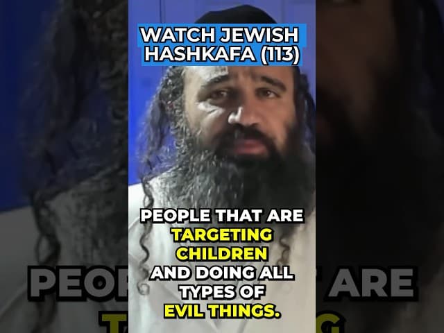 WATCH FULL JEWISH HASHKAFA (113) LINK IN THE COMMENTS