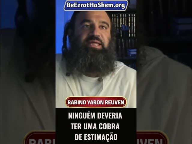 Ninguém Deveria Ter Uma Cobra De Estimação #Torá #Judeu #RabinoYaronReuven