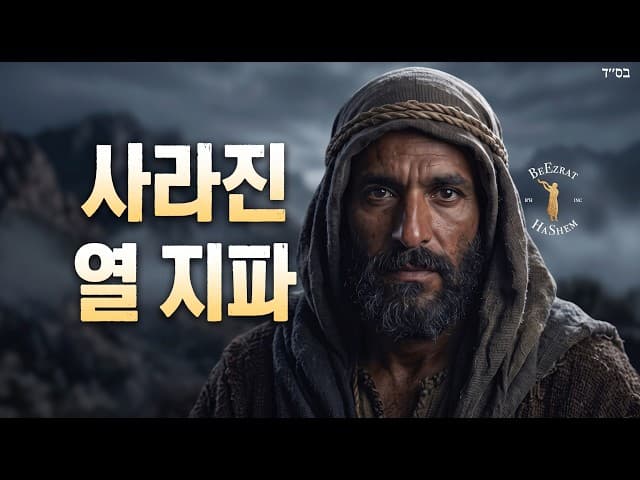 이스라엘의 잃어버린 열 지파와 구전 토라의 비밀