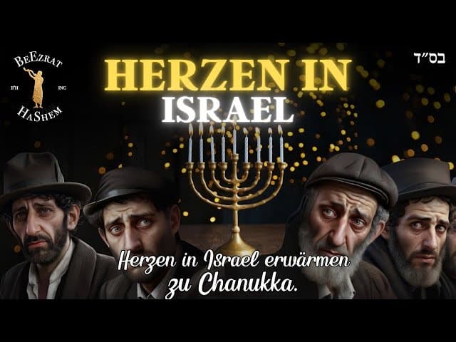 Herzen in Israel erwärmen zu Chanukka.
