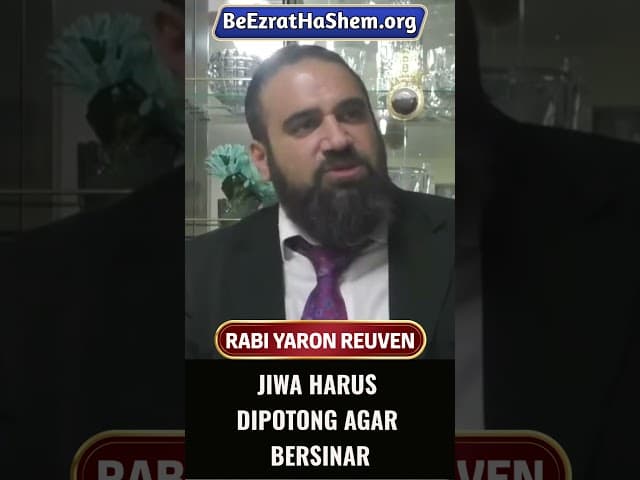 Seperti Berlian, Jiwa Harus Dipotong agar Bersinar #Torah #Yahudi #RabiYaronReuven