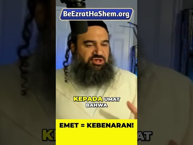 Kebenaran Tuhan Bukan Opini Manusia #Torah #Yahudi #RabiYaronReuven