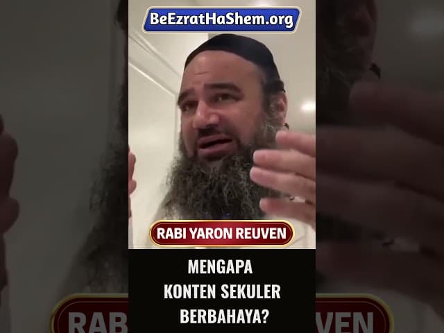 Mengapa Konten Sekuler Berbahaya? #Torah #Yahudi #RabiYaronReuven