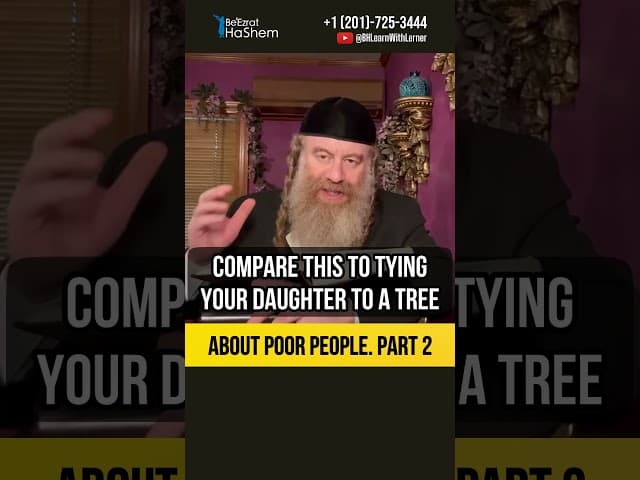 [2] About poor people 💠Protecting the Dignity of Those in Need #Torah #shorts