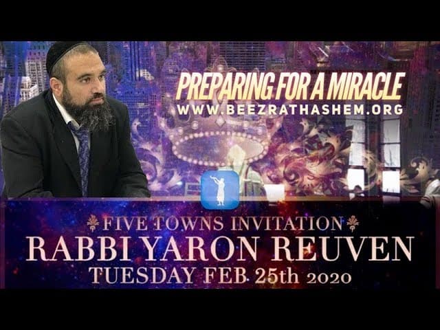 Preparing For A Miracle (Five Towns New York)