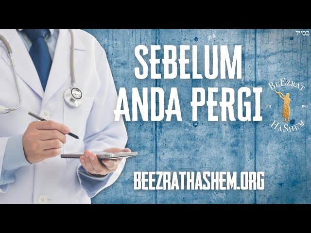 Doa Yahudi Untuk Kesehatan Sebelum Ke Dokter