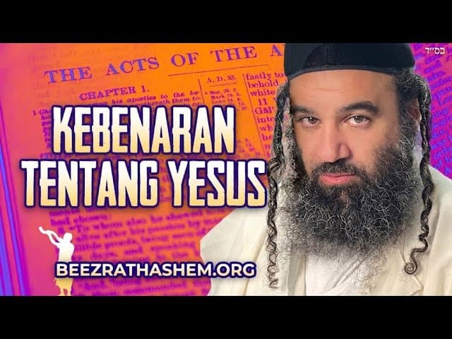 Rabi Yahudi Ungkap Kebenaran tentang Yesus