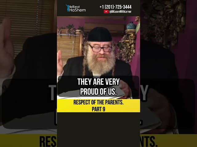 Ideal Way to Honor Parents💠Respect of The Parents 9️⃣ #shorts #torah
