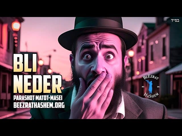 Bli Neder: Parascha Matot Masei