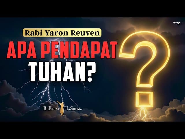 Apa Pendapat Tuhan? Mussar Pirkei Avot