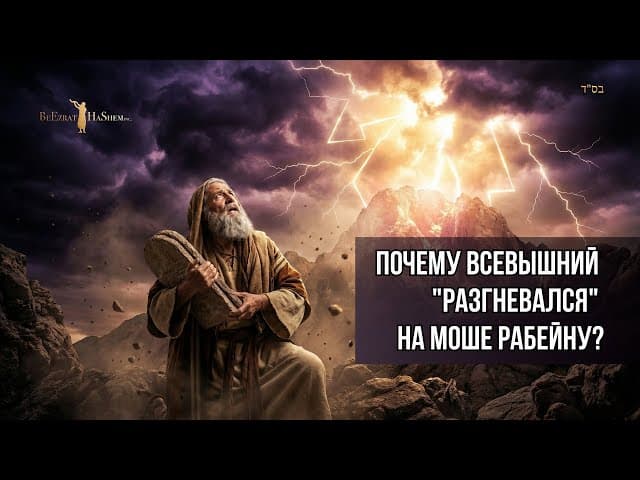 Почему Всевышний "Разгневался" на Моше Рабейну? 🤯 | Раввин Ярон Реувен