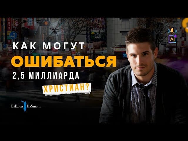 😱 Как могут ошибаться 2,5 миллиарда христиан?