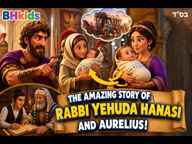 The Amazing Story Of Rabbi Yehuda HaNasi | TORAH FOR KIDS AI