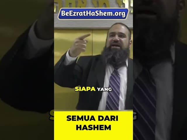 Bukan Hanya Karena Kamu Hebat #Torah #Yahudi #RabiYaronReuven