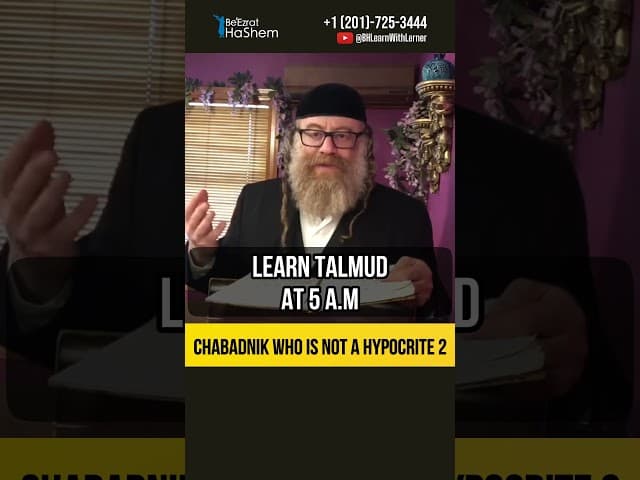 2️⃣ Chabadnik who is not a hypocrite ‼️ Clowns of Chabad #shorts #torah