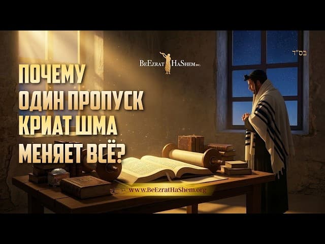 Почему один пропуск Криат Шма меняет всё? | Раввин Ярон Реувен