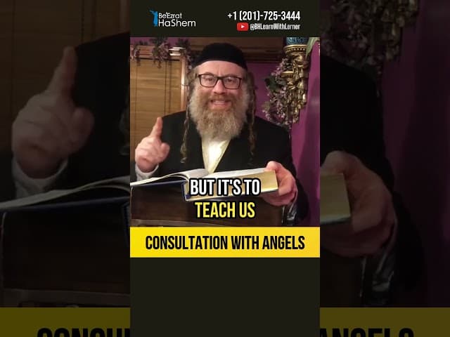 Consultation with Angels 💡 Eternal lesson from Hashem #shorts #torah