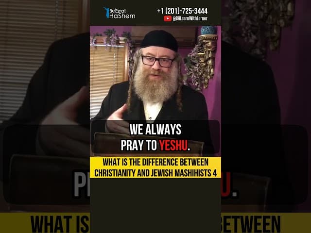 4️⃣ Christianity and mashichists 💡 Similarities and differences #Torah #shorts