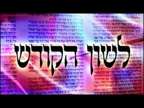 כל מילה יש לו חידוש מהתורה (2)  לשון הקודש הרב אפרים כחלון