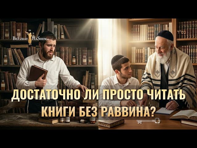 Достаточно ли просто читать книги без Раввина?