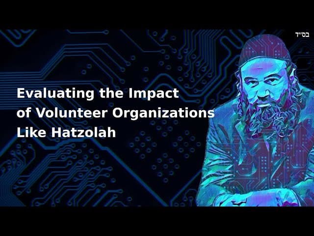 Evaluating the Impact of Volunteer Organizations Like Hatzolah