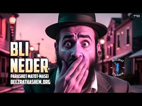 Bli Neder: Parashat Matot Masei