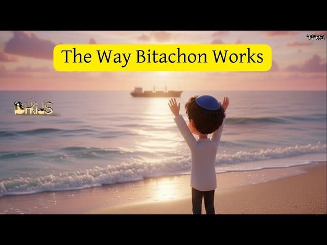 The Way Bitachon Works | TORAH FOR KIDS AI