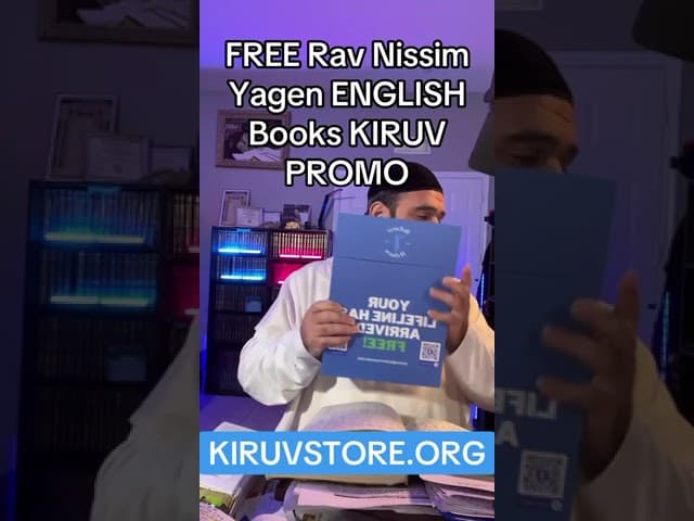 FREE Rav Nissim Yagen ENGLISH BOOKS
