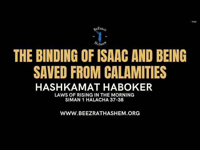 THE BINDING OF ISAAC AND BEING SAVED FROM CALAMITIES  by R Sunny Gigi