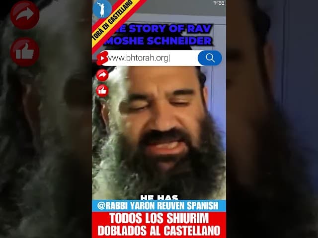 Rav Moshe Schneider - Gadol HaDor - Un clip doblado al Castellano