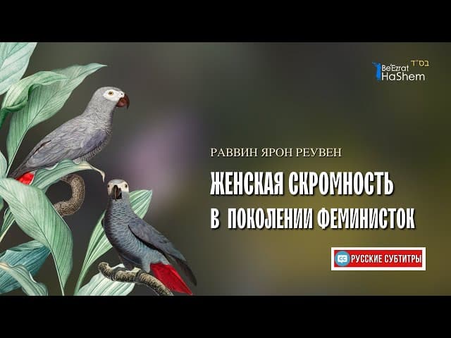 Женская скромность в поколении феминисток || Раввин Ярон Реувен