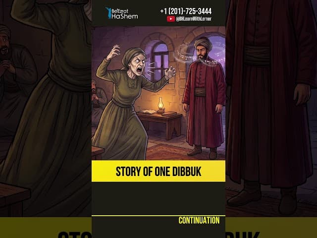 Story of One Dibbuk 🔹 Stories with Illustrations #Torah #shorts