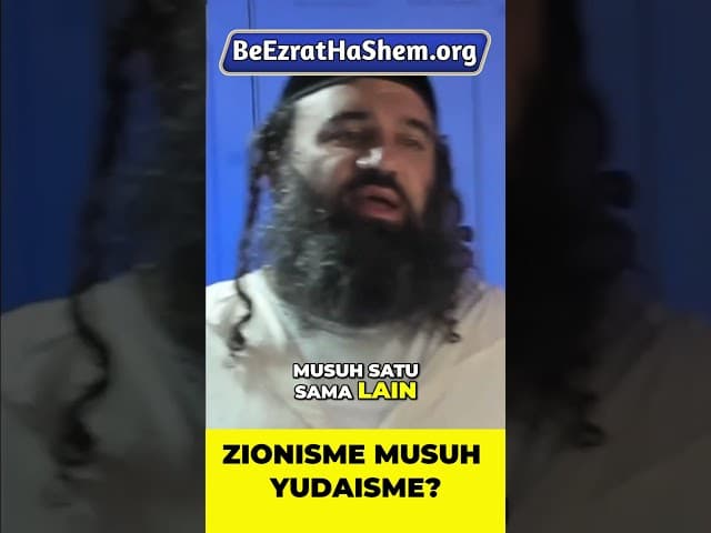 Yahudi dan Zionisme Tidak Sama? #Torah #Yahudi #RabiYaronReuven