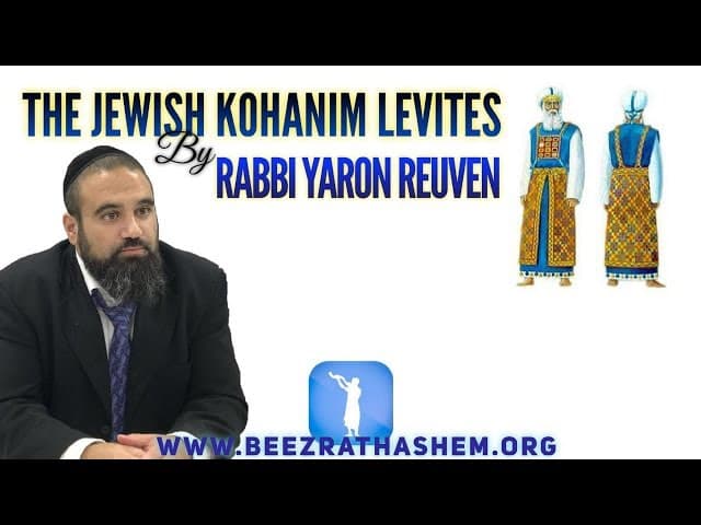 The Jewish KoHanim Levites - MUSSAR Pirkei Avot (149)