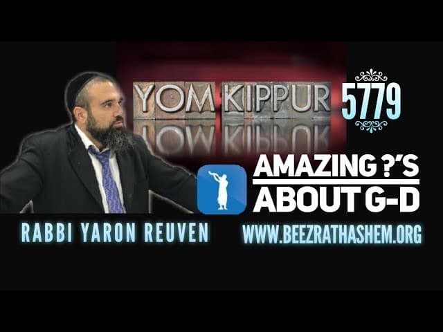 YOM KIPPUR TESHUVA - Amazing Questions About God From Hollywood (33)