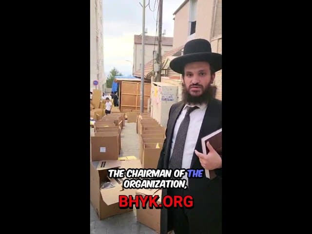 SUKKOT Food Distribution To Poor Jewish Families JERUSALEM | BHYK.org